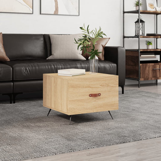 Tavolino da Salotto Rovere Sonoma 50x50x40 cm Legno Multistrato | homemem39