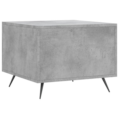Tavolino Salotto Grigio Cemento 50x50x40 cm Legno Multistrato | homemem39