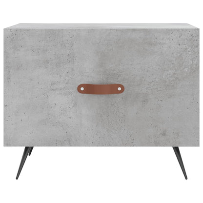 Tavolini Salotto 2pz Grigio Cemento 50x50x40 Legno Multistrato | homemem39
