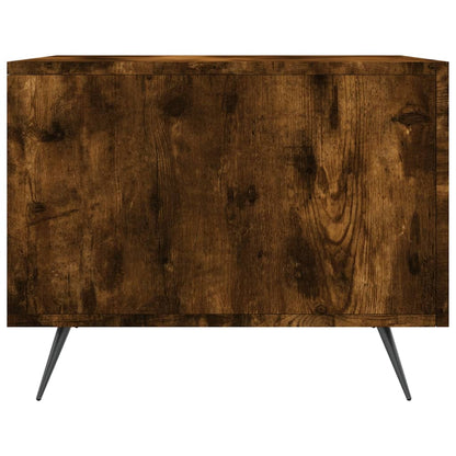 Tavolino da Salotto Rovere Fumo 50x50x40 cm Legno Multistrato | homemem39