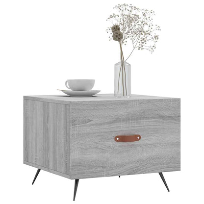 Tavolino da Salotto Grigio Sonoma 50x50x40 cm Legno Multistrato | homemem39