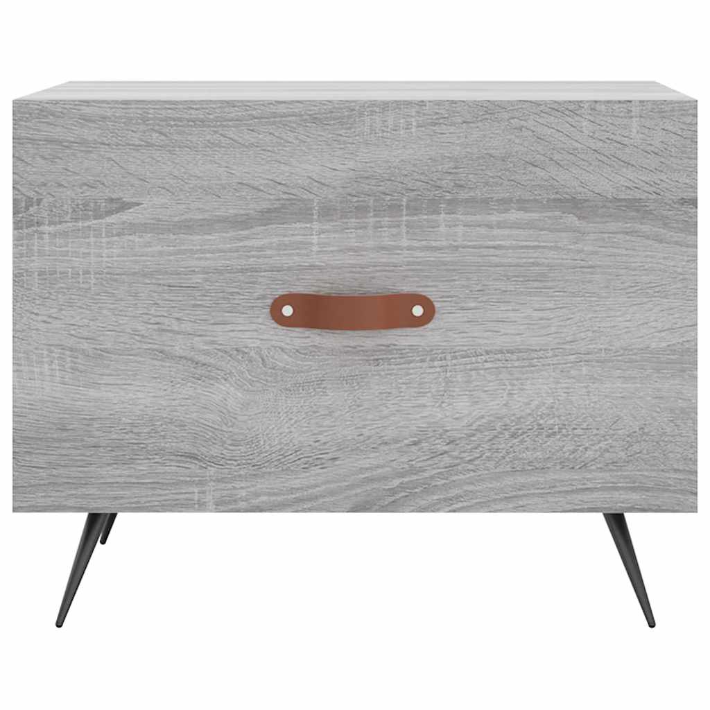 Tavolino da Salotto Grigio Sonoma 50x50x40 cm Legno Multistrato | homemem39