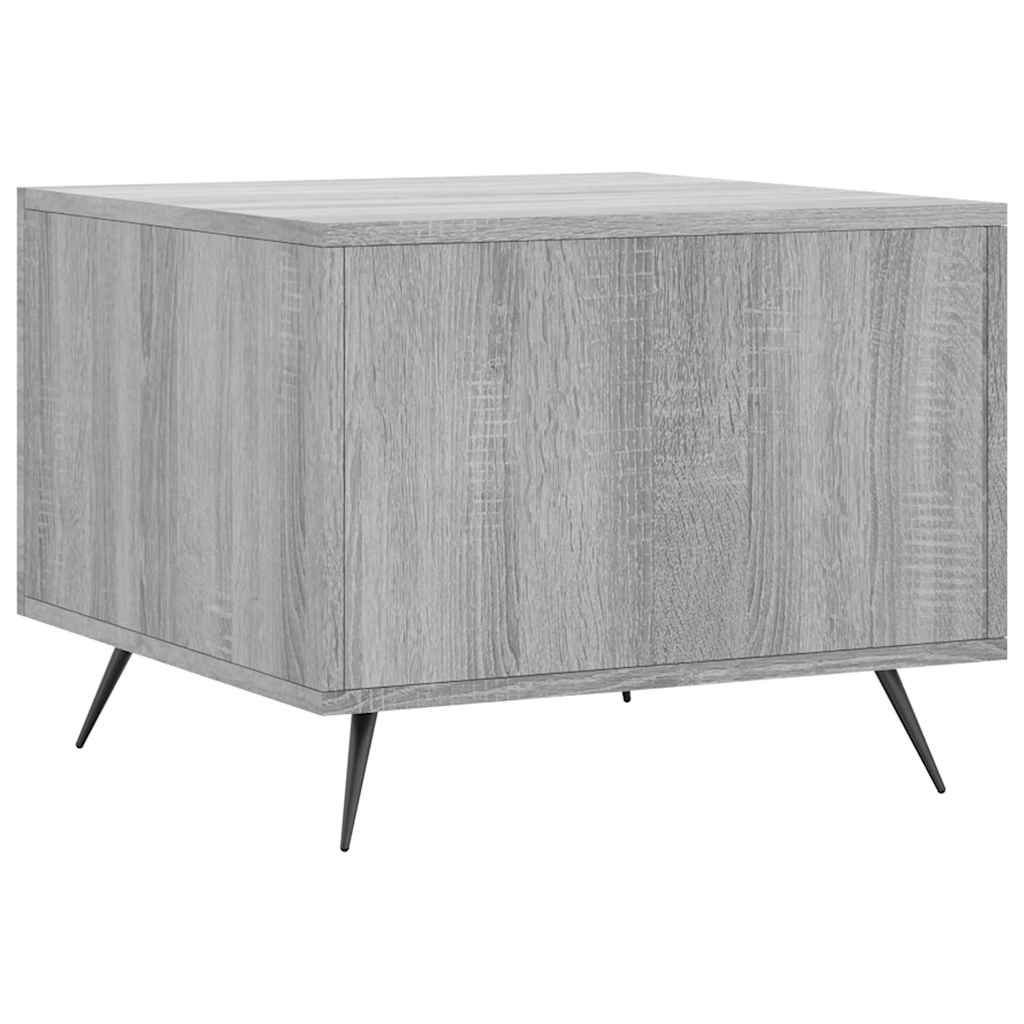 Tavolino da Salotto Grigio Sonoma 50x50x40 cm Legno Multistrato | homemem39