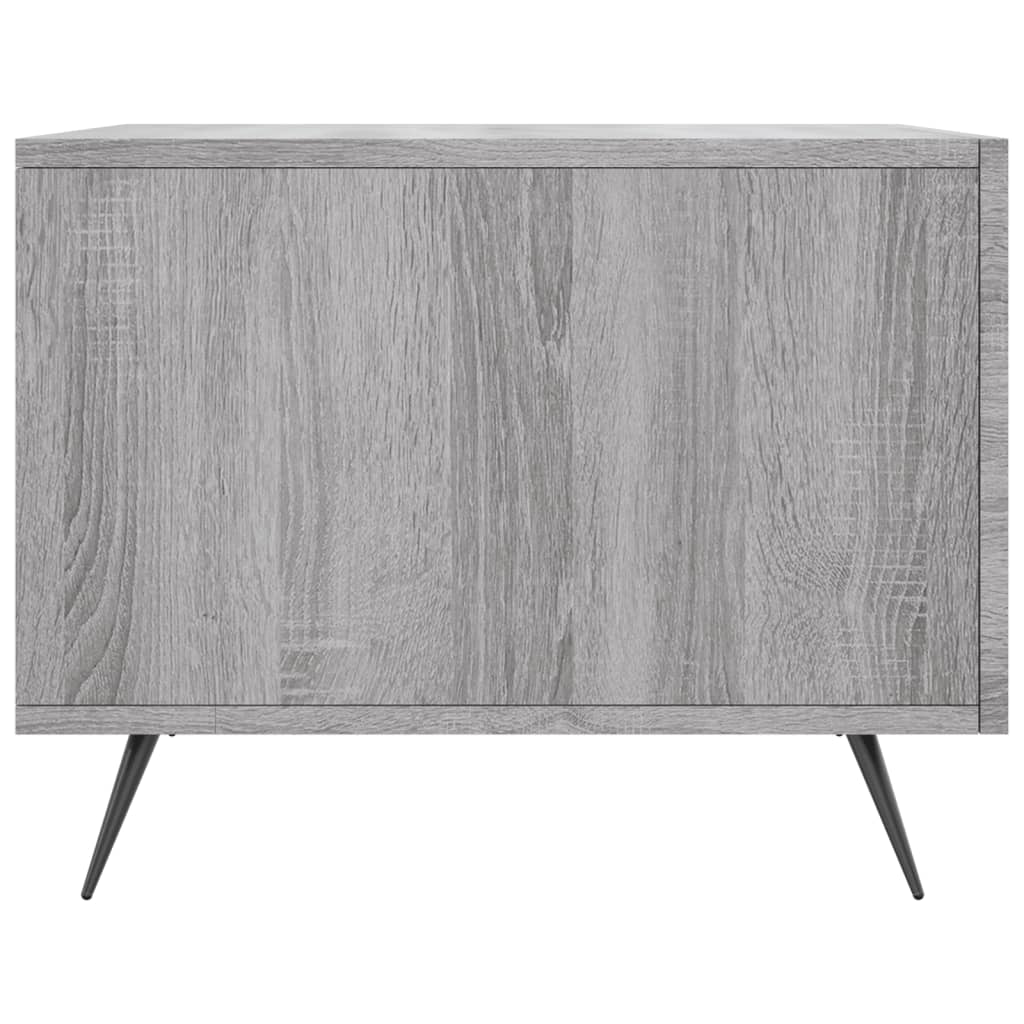 Tavolini Salotto 2pz Grigio Sonoma 50x50x40cm Legno Multistrato