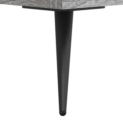 Tavolini Salotto 2pz Grigio Sonoma 50x50x40cm Legno Multistrato
