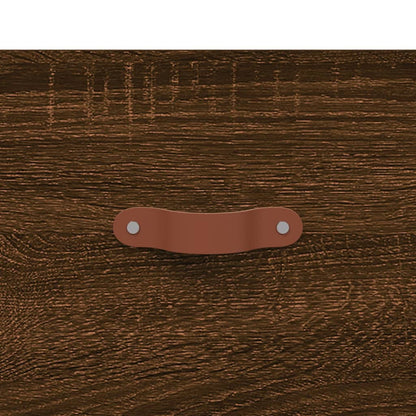 Tavolino da Salotto Rovere Marrone 50x50x40cm Legno Multistrato | homemem39