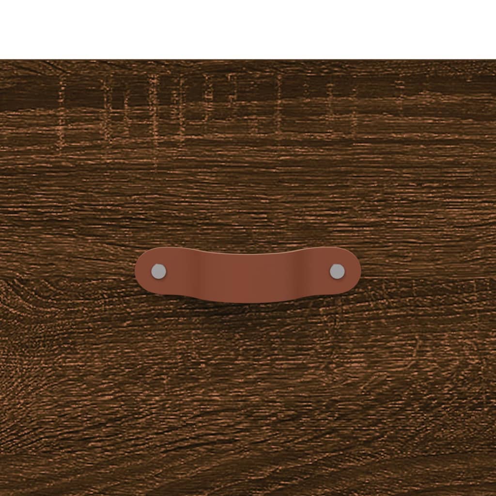 Tavolini Salotto 2 pz Rovere Marrone 50x50x40 Legno Multistrato