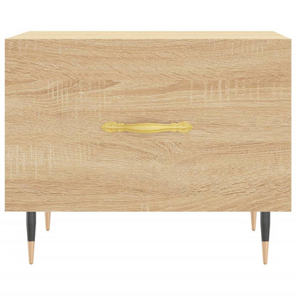 Tavolini Salotto 2pz Rovere Sonoma 50x50x40cm Legno Multistrato | homemem39