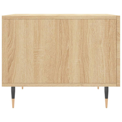 Tavolini Salotto 2pz Rovere Sonoma 50x50x40cm Legno Multistrato | homemem39