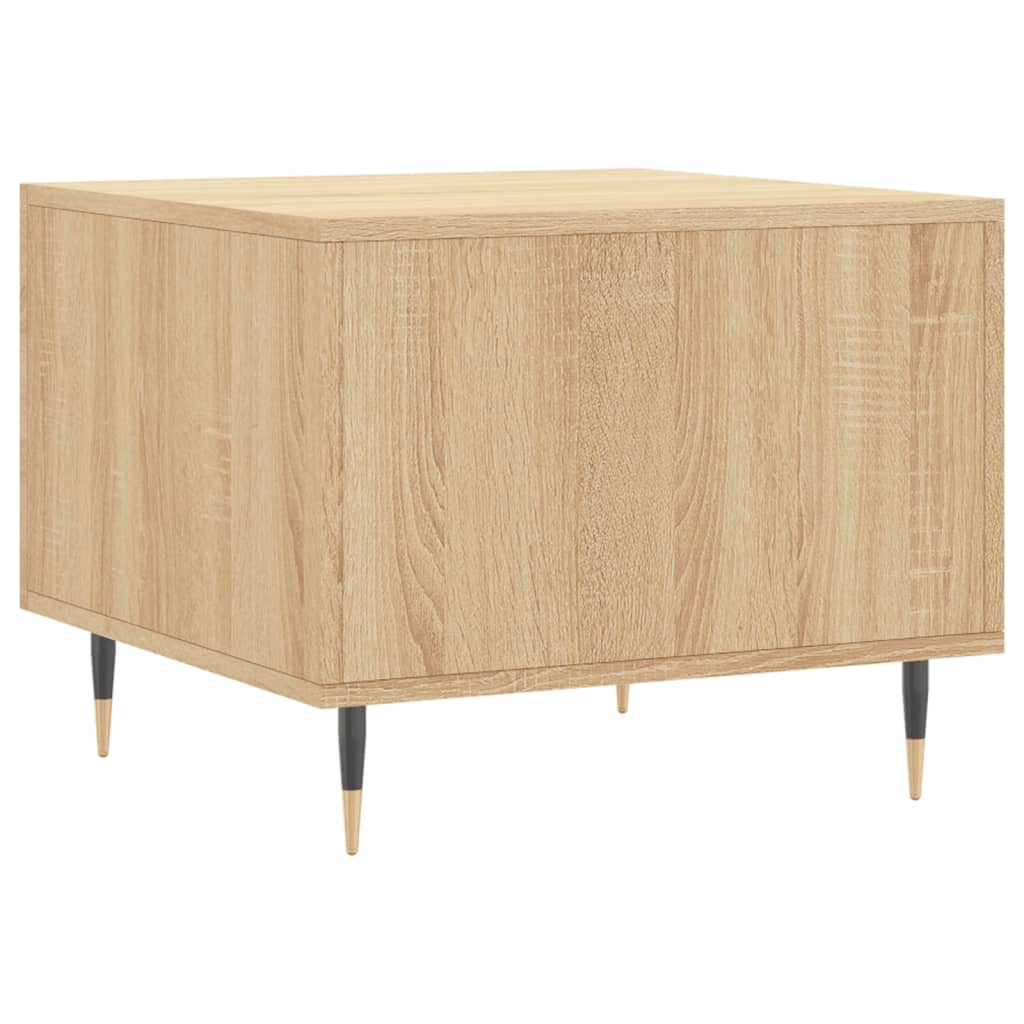 Tavolini Salotto 2pz Rovere Sonoma 50x50x40cm Legno Multistrato | homemem39