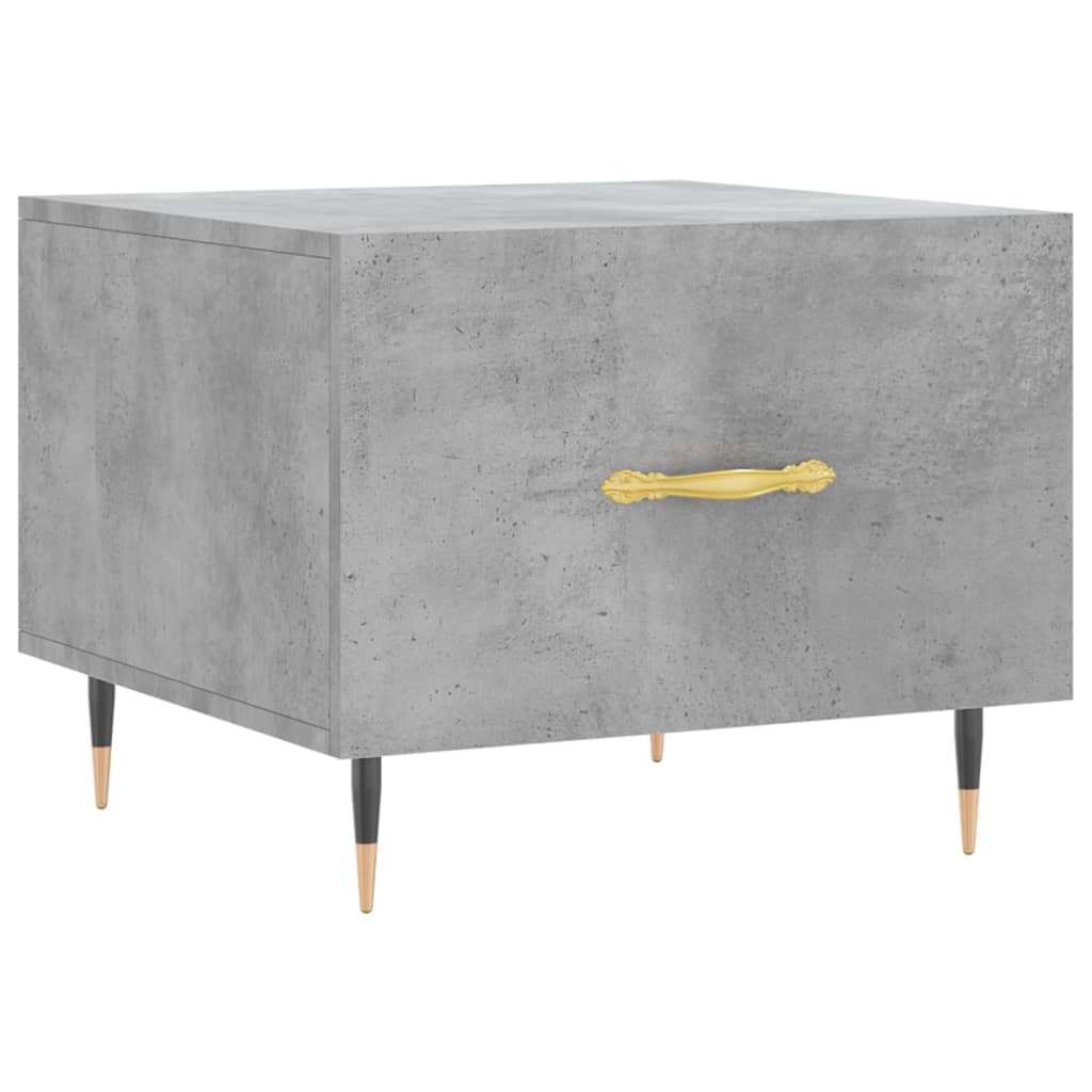 Tavolini Salotto 2pz Grigio Cemento 50x50x40 Legno Multistrato | homemem39