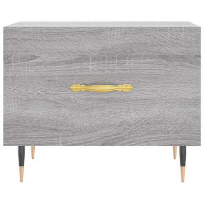 Tavolino da Salotto Grigio Sonoma 50x50x40 cm Legno Multistrato | homemem39