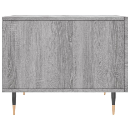 Tavolini Salotto 2pz Grigio Sonoma 50x50x40cm Legno Multistrato