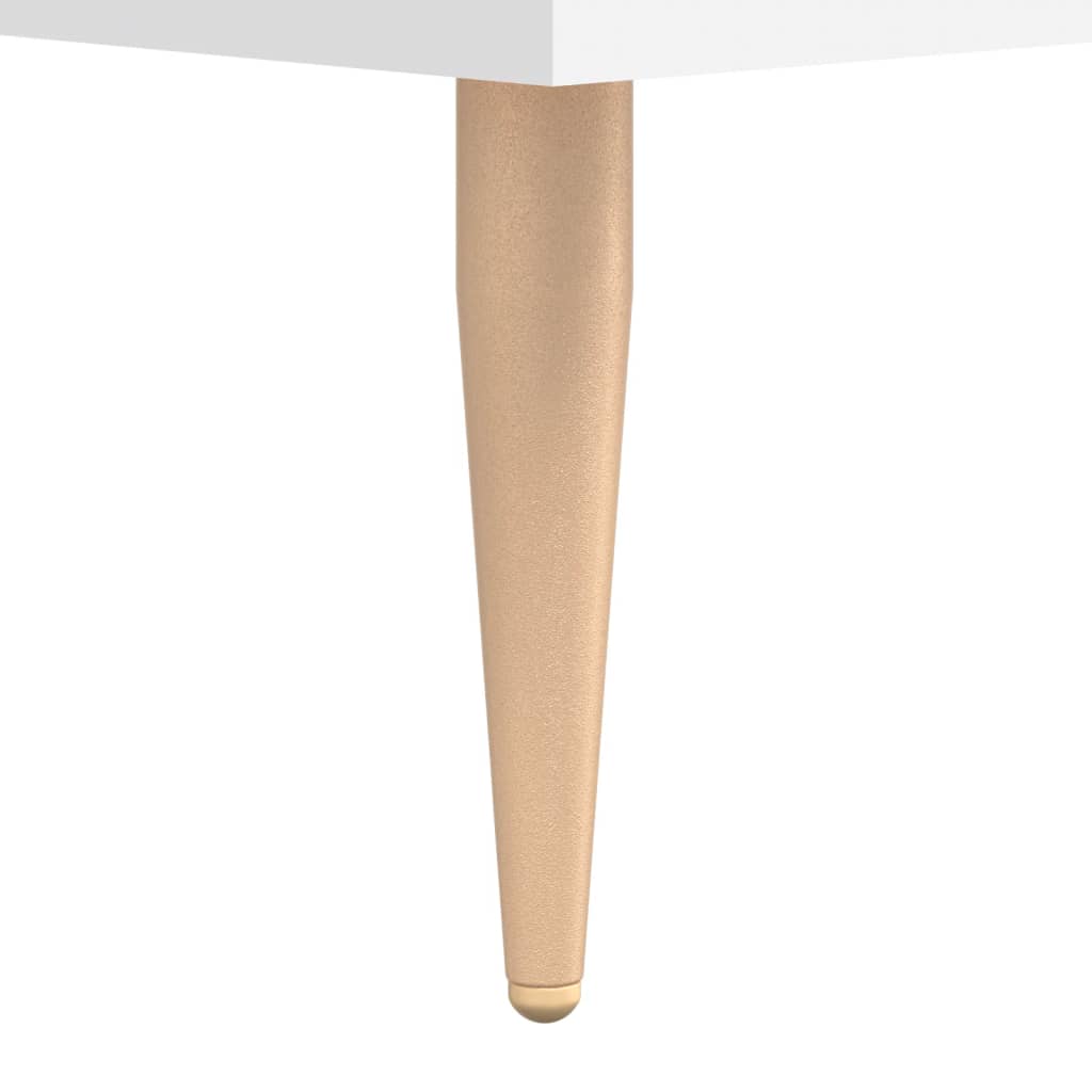 Tavolino da Salotto Bianco 50x50x40 cm in Legno Multistrato | homemem39