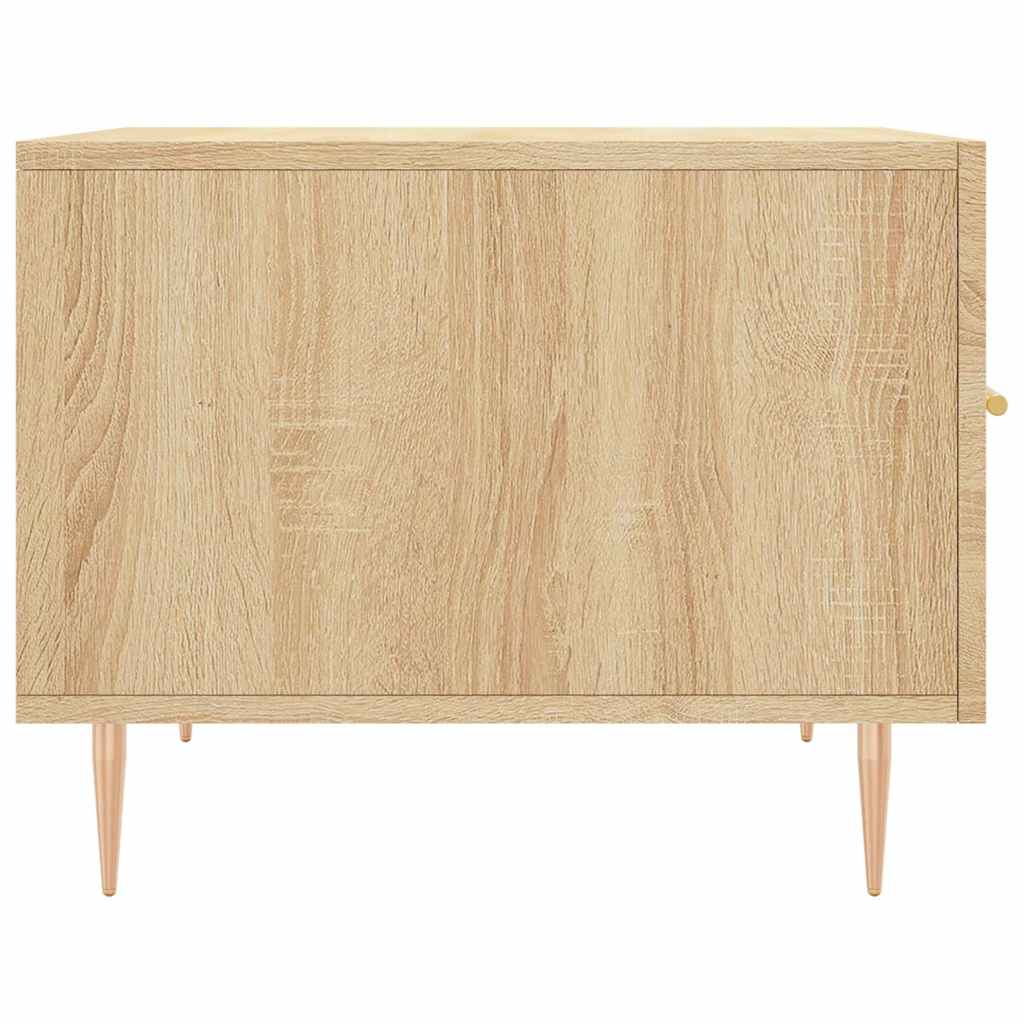 Tavolini Salotto 2pz Rovere Sonoma 50x50x40cm Legno Multistrato | homemem39
