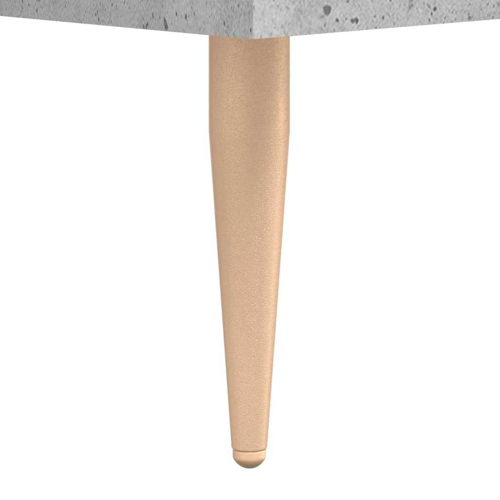 Tavolini Salotto 2pz Grigio Cemento 50x50x40 Legno Multistrato | homemem39