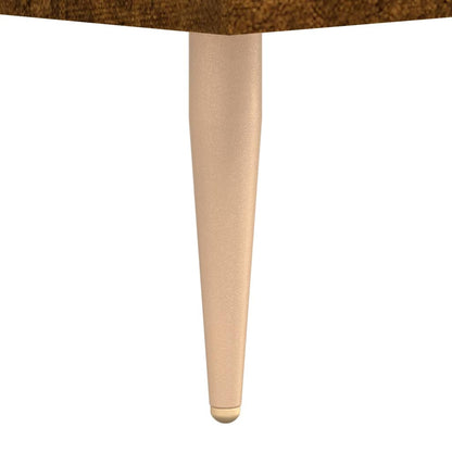 Tavolino da Salotto Rovere Fumo 50x50x40 cm Legno Multistrato | homemem39