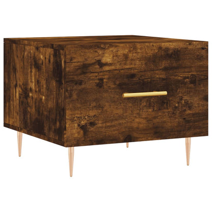 Tavolini Salotto 2 pz Rovere Fumo 50x50x40cm Legno Multistrato | homemem39