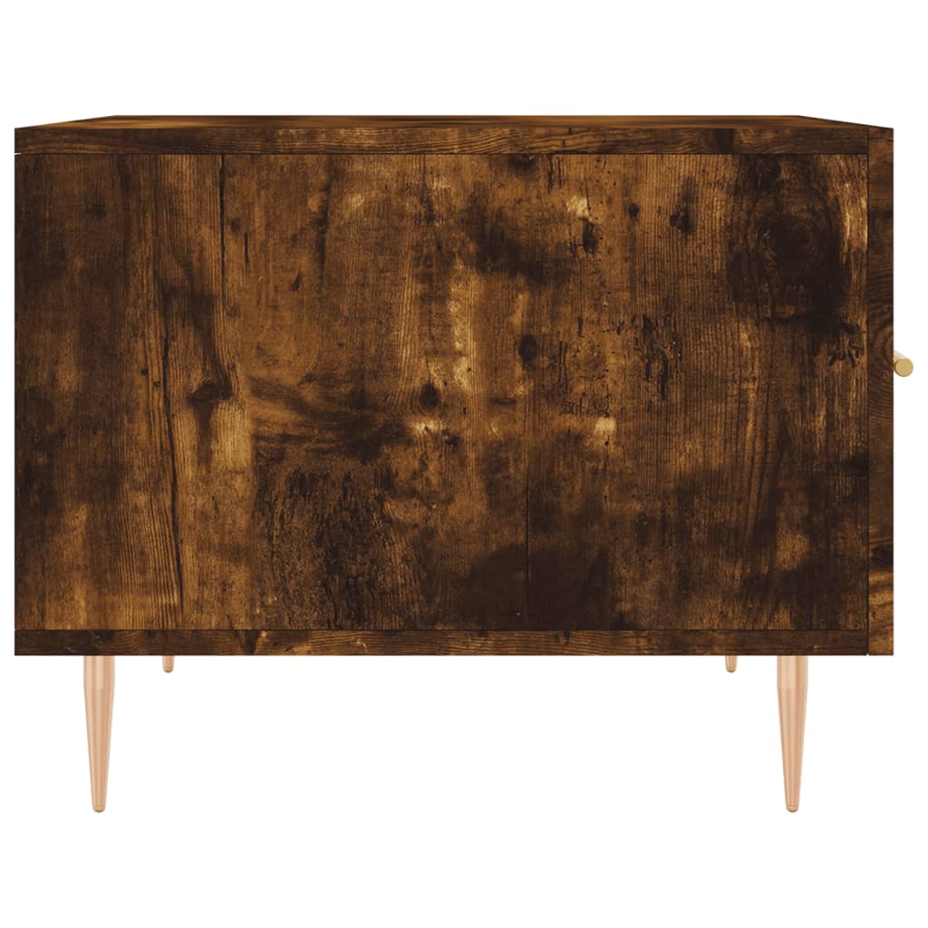 Tavolini Salotto 2 pz Rovere Fumo 50x50x40cm Legno Multistrato | homemem39