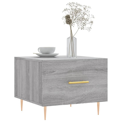 Tavolino da Salotto Grigio Sonoma 50x50x40 cm Legno Multistrato | homemem39