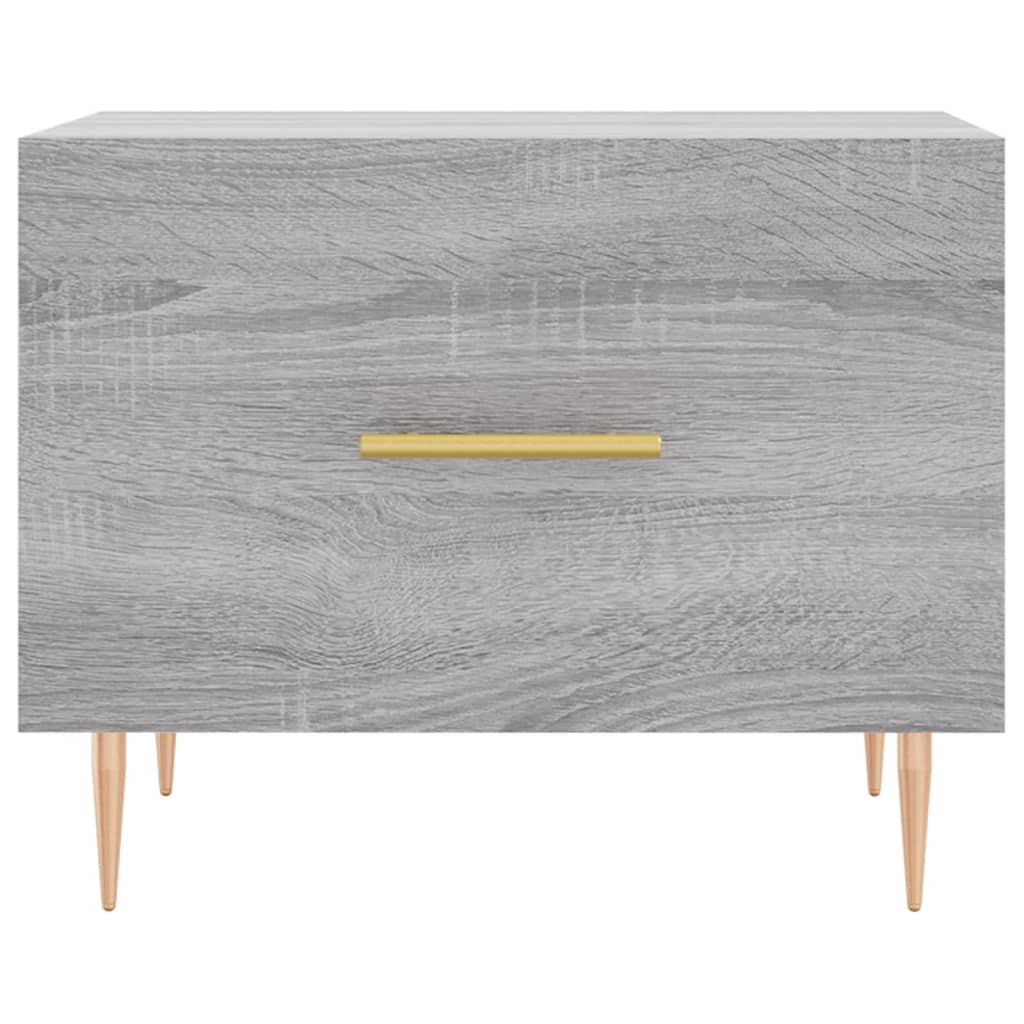 Tavolino da Salotto Grigio Sonoma 50x50x40 cm Legno Multistrato | homemem39