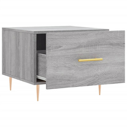 Tavolino da Salotto Grigio Sonoma 50x50x40 cm Legno Multistrato | homemem39