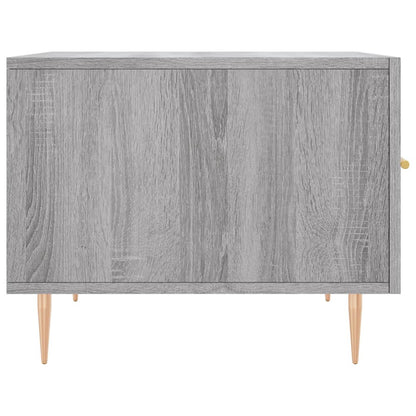 Tavolino da Salotto Grigio Sonoma 50x50x40 cm Legno Multistrato | homemem39