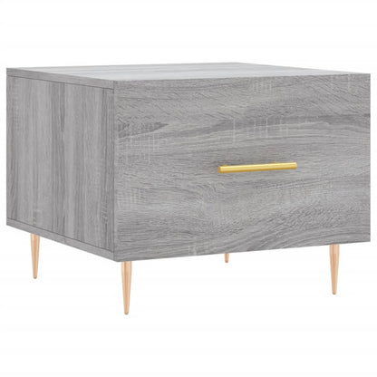 Tavolini Salotto 2pz Grigio Sonoma 50x50x40cm Legno Multistrato
