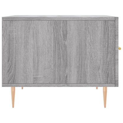 Tavolini Salotto 2pz Grigio Sonoma 50x50x40cm Legno Multistrato