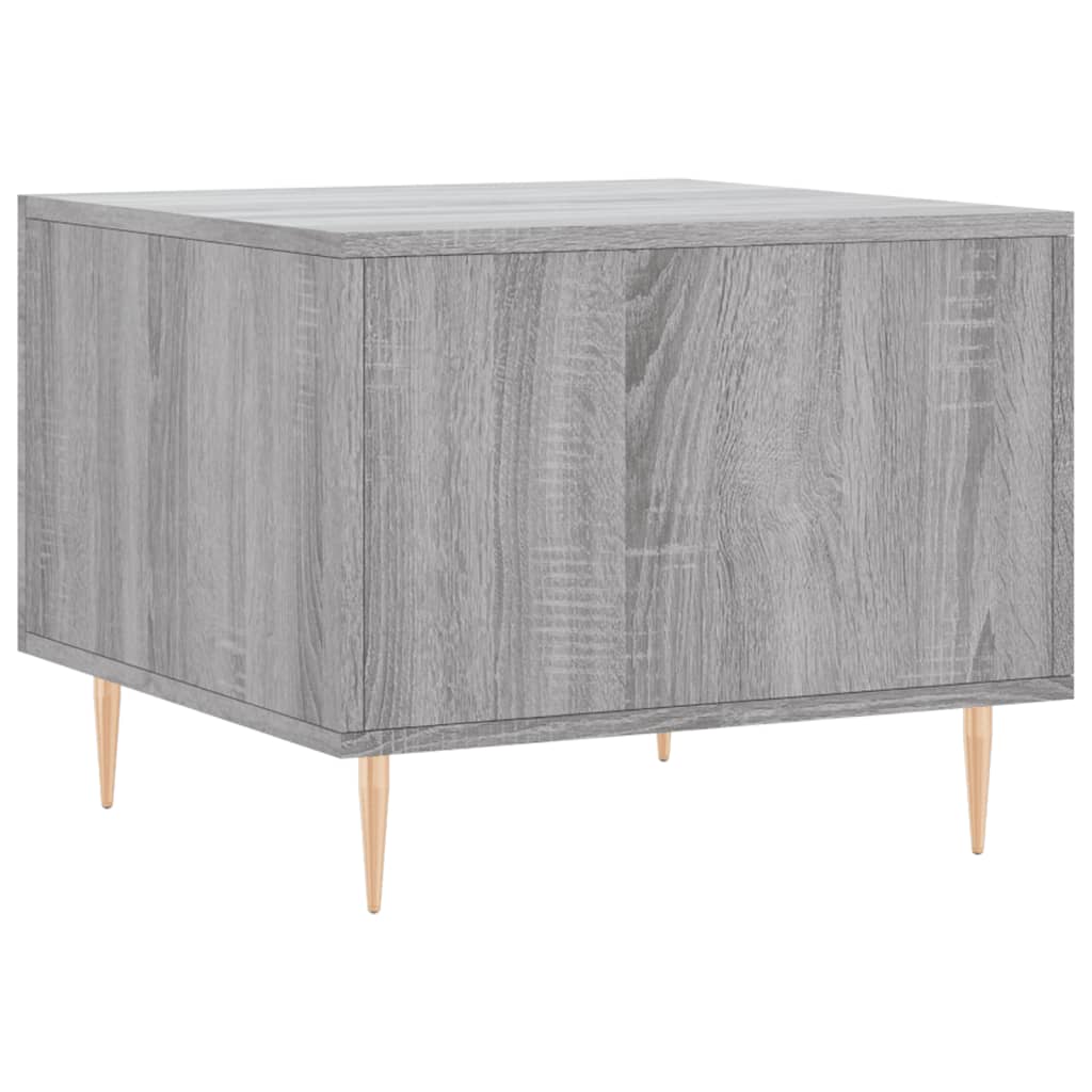 Tavolini Salotto 2pz Grigio Sonoma 50x50x40cm Legno Multistrato