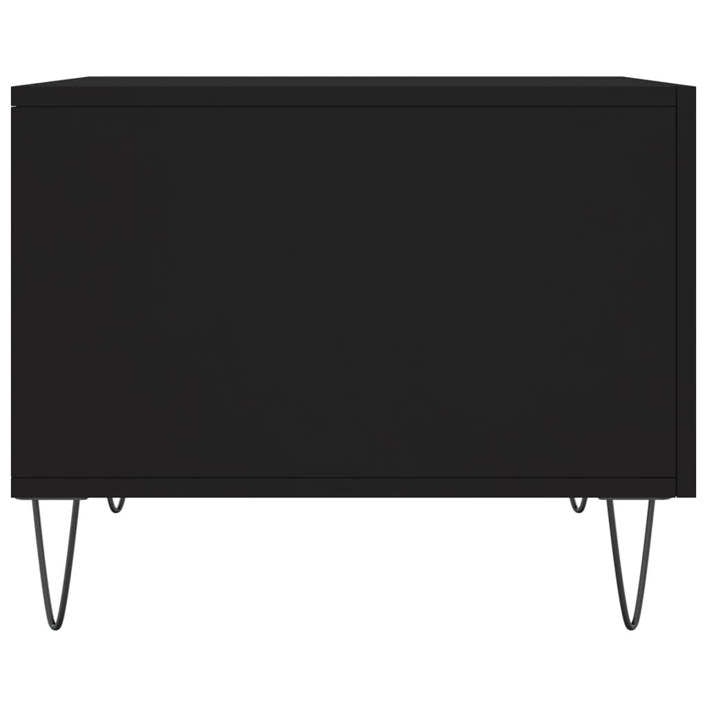 Tavolini da Salotto 2 pz Neri 50x50x40 cm in Legno Multistrato | homemem39