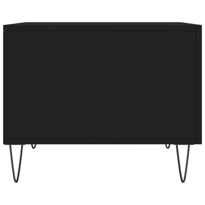 Tavolini da Salotto 2 pz Neri 50x50x40 cm in Legno Multistrato | homemem39