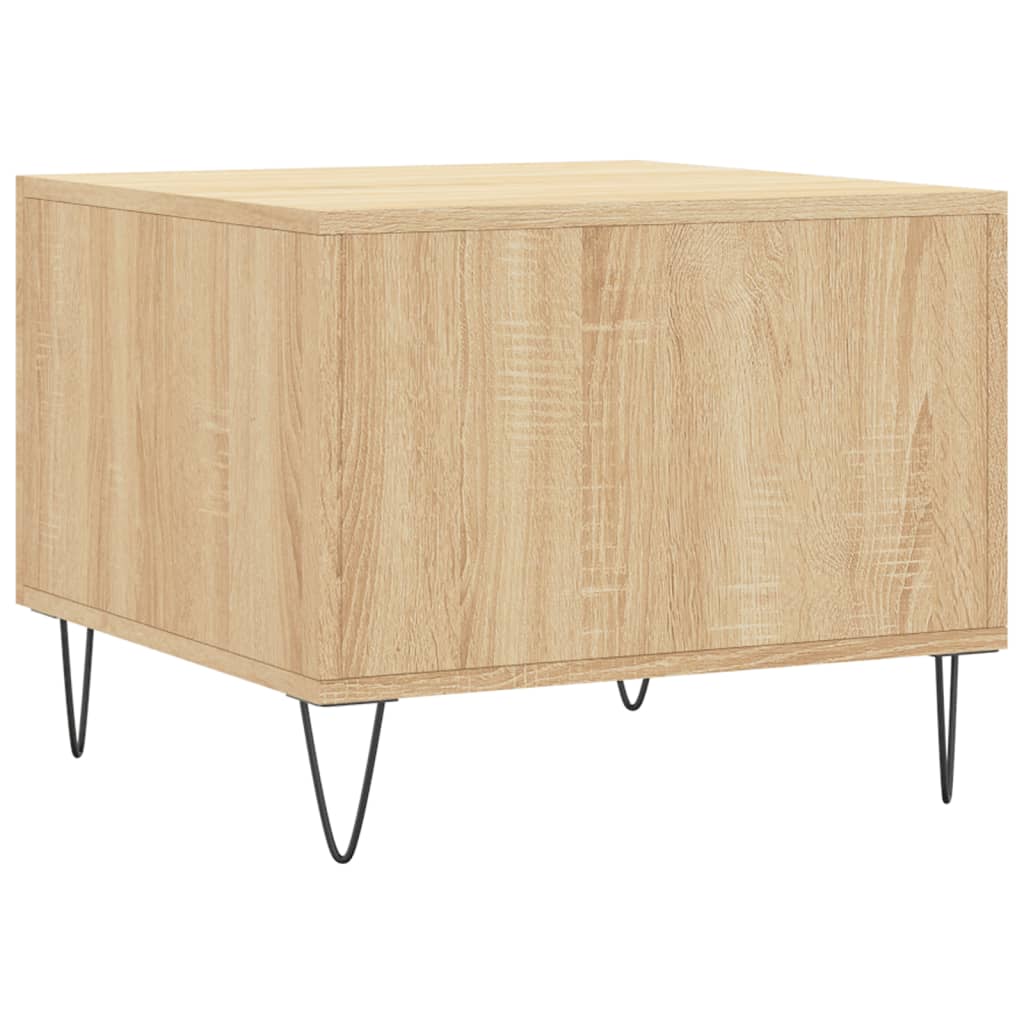 Tavolini Salotto 2pz Rovere Sonoma 50x50x40cm Legno Multistrato | homemem39
