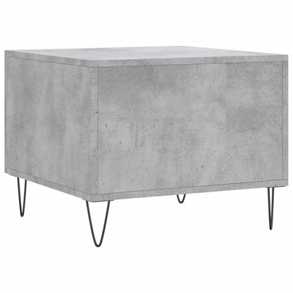 Tavolini Salotto 2pz Grigio Cemento 50x50x40 Legno Multistrato