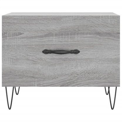 Tavolino da Salotto Grigio Sonoma 50x50x40 cm Legno Multistrato | homemem39