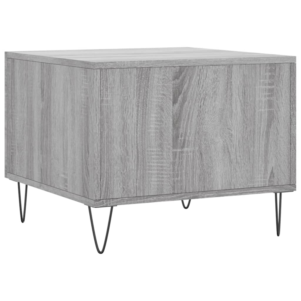 Tavolino da Salotto Grigio Sonoma 50x50x40 cm Legno Multistrato | homemem39