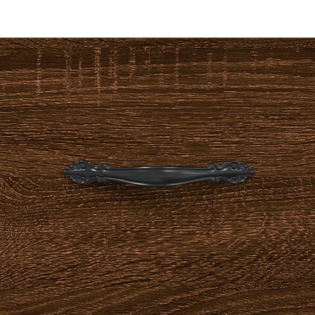 Tavolino da Salotto Rovere Marrone 50x50x40cm Legno Multistrato | homemem39