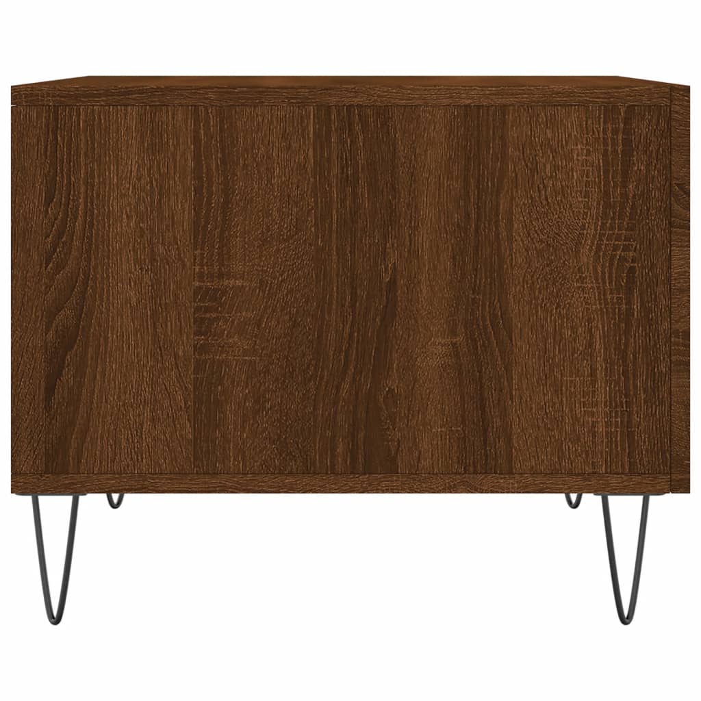 Tavolini Salotto 2 pz Rovere Marrone 50x50x40 Legno Multistrato | homemem39