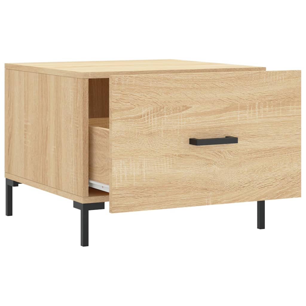 Tavolini Salotto 2pz Rovere Sonoma 50x50x40cm Legno Multistrato | homemem39
