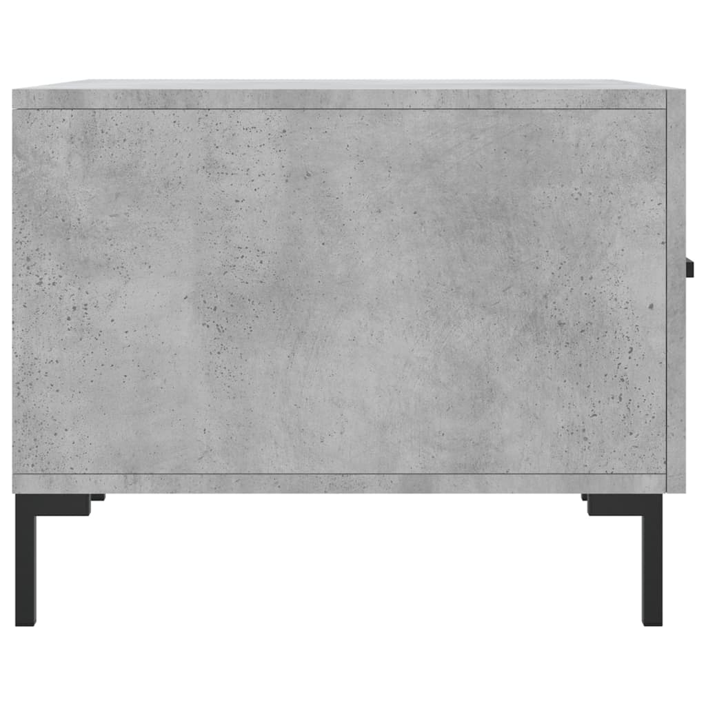 Tavolino Salotto Grigio Cemento 50x50x40 cm Legno Multistrato | homemem39