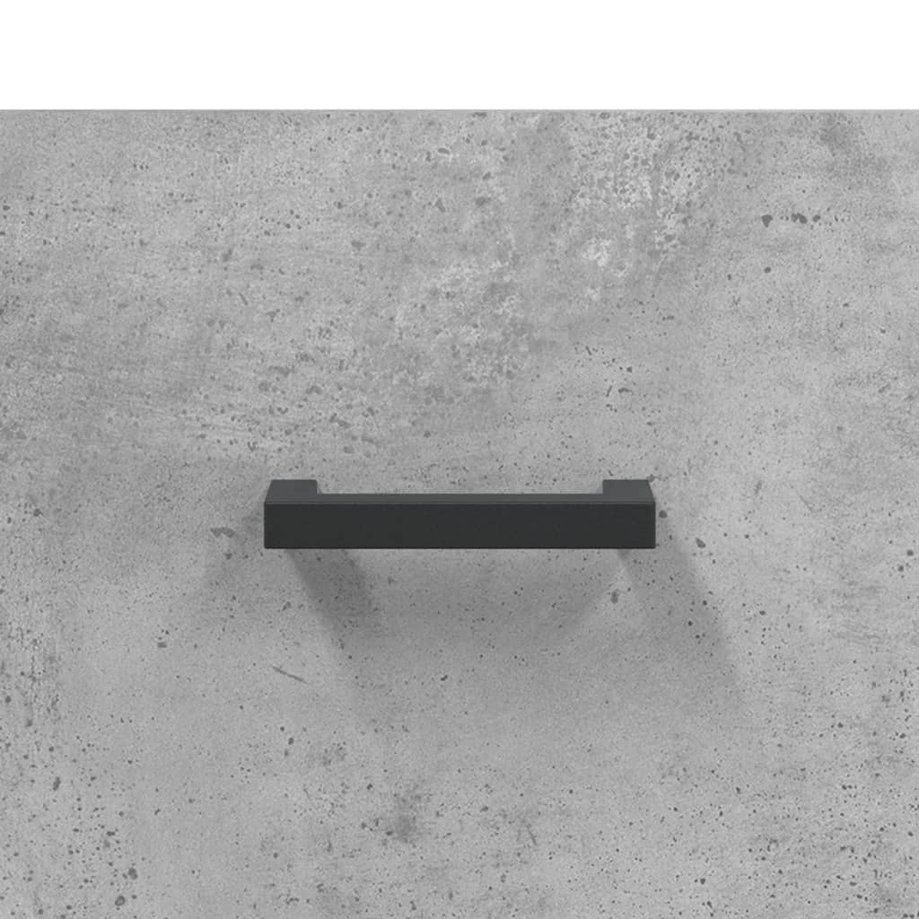 Tavolino Salotto Grigio Cemento 50x50x40 cm Legno Multistrato | homemem39