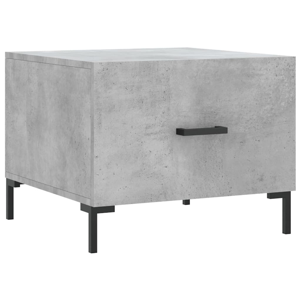 Tavolini Salotto 2pz Grigio Cemento 50x50x40 Legno Multistrato | homemem39