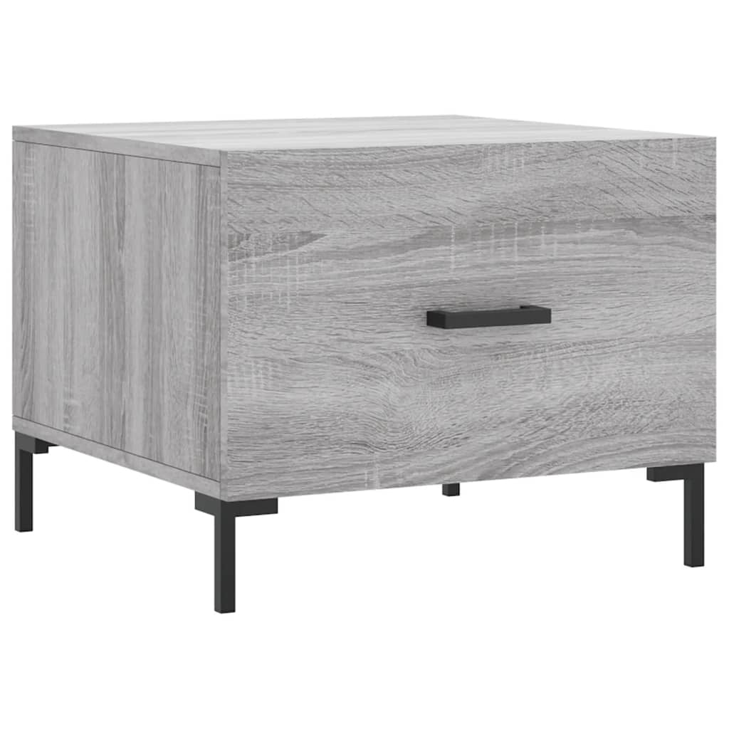 Tavolino da Salotto Grigio Sonoma 50x50x40 cm Legno Multistrato | homemem39