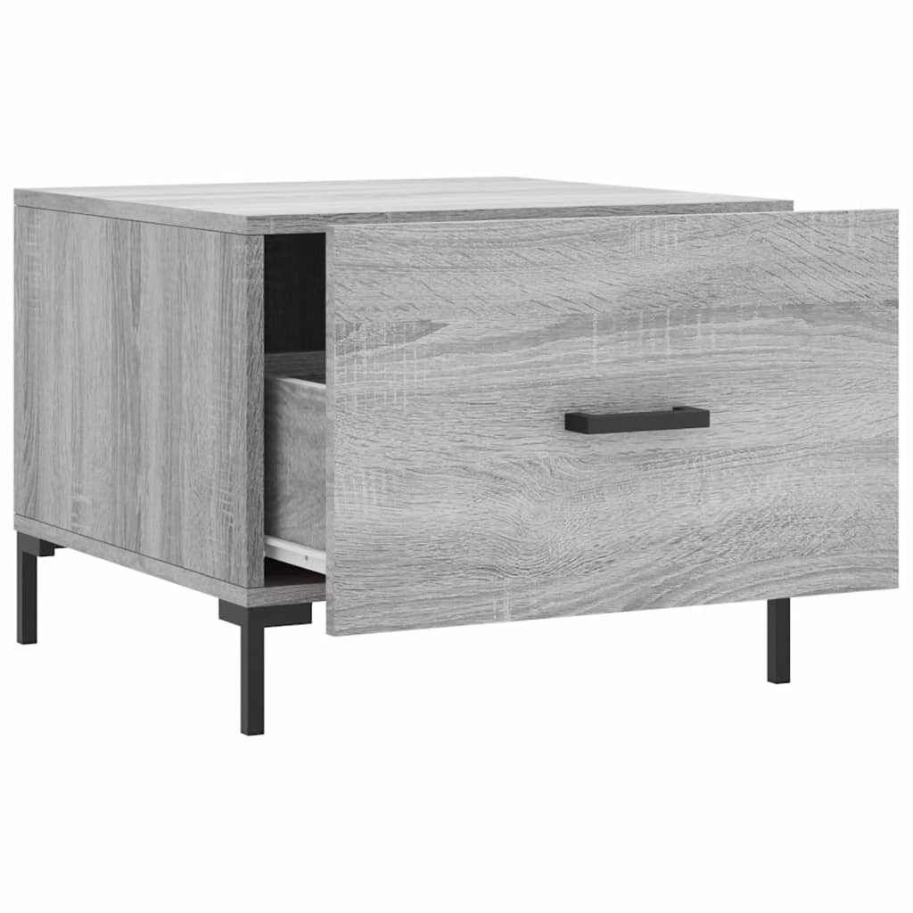Tavolini Salotto 2pz Grigio Sonoma 50x50x40cm Legno Multistrato | homemem39