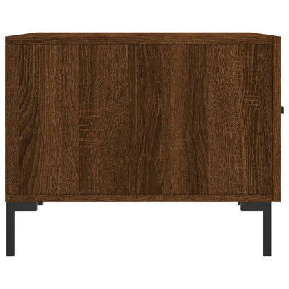 Tavolino da Salotto Rovere Marrone 50x50x40cm Legno Multistrato | homemem39