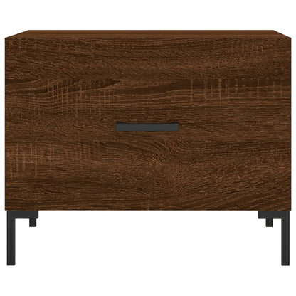 Tavolini Salotto 2 pz Rovere Marrone 50x50x40 Legno Multistrato | homemem39