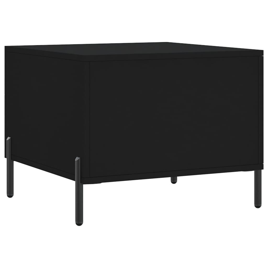 Tavolino da Salotto Nero 50x50x40 cm in Legno Multistrato | homemem39