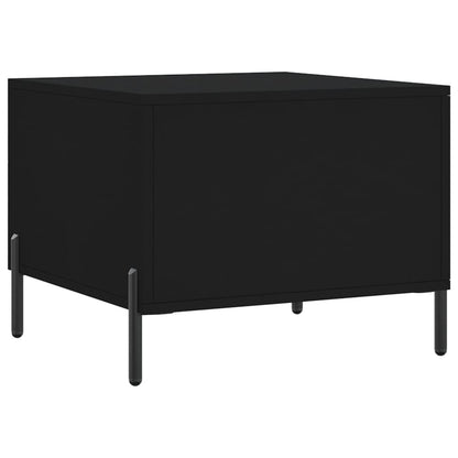 Tavolino da Salotto Nero 50x50x40 cm in Legno Multistrato | homemem39