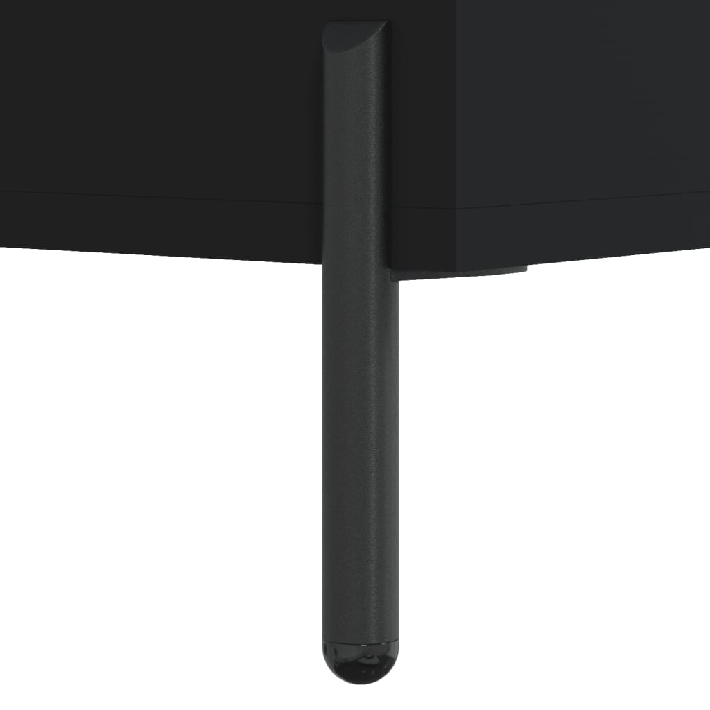 Tavolino da Salotto Nero 50x50x40 cm in Legno Multistrato | homemem39
