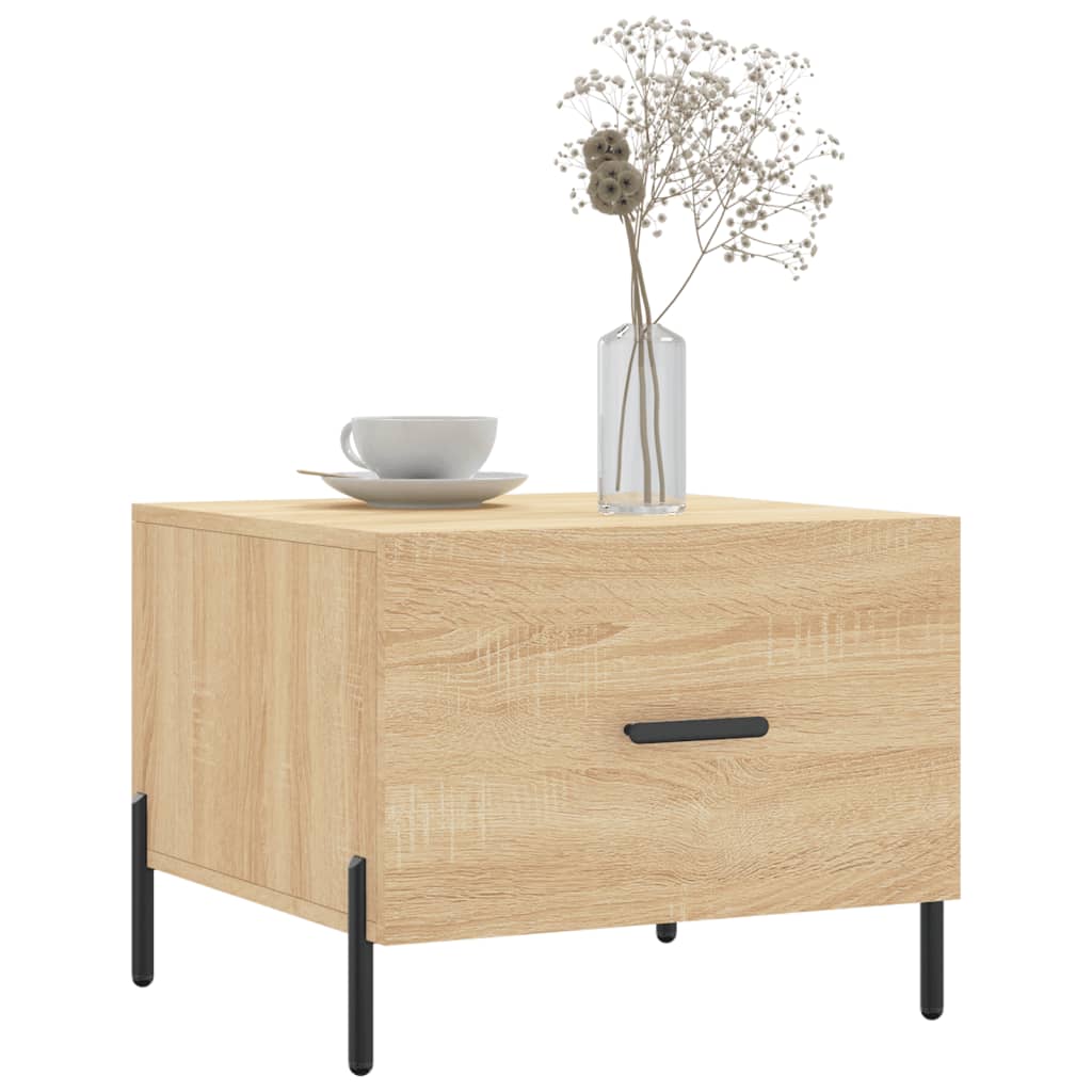 Tavolino da Salotto Rovere Sonoma 50x50x40 cm Legno Multistrato | homemem39